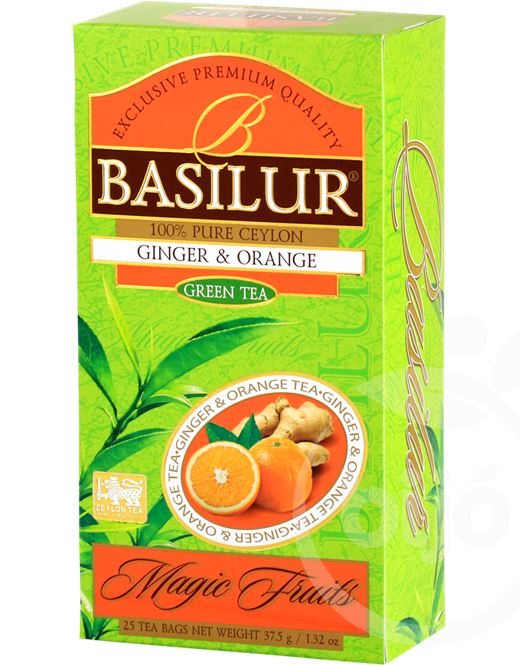 Basilur magic fruits gyömbér-narancs tea 25 filter 37 5 g