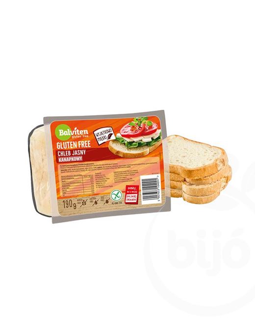 Balviten gluténmentes szeletelt fehér kenyér 190 g