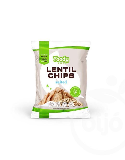 Foody Free gluténmentes lencse chips sóval 50 g
