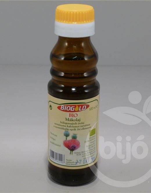 Biogold bio mákolaj 100 ml
