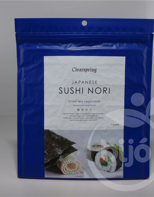 Clearspring nori-shusi pirított algalap 7 db