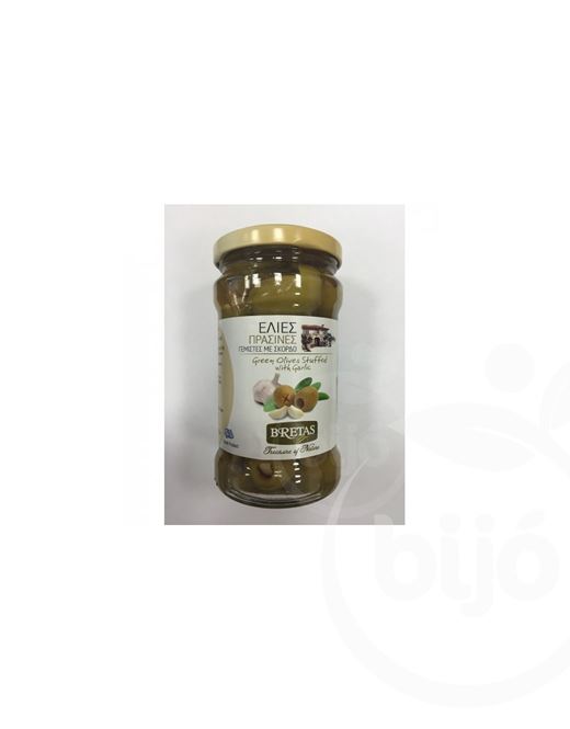 Bretas olivabogyó zöld fokhagymával töltve 314 ml
