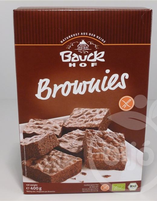 Bauck Hof bio gluténmentes brownie sütemény keverék 400 g