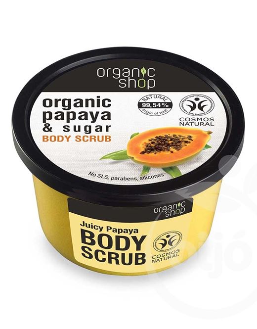Organic Shop bio papaya juice bőrradír papayával és cuk 250 ml