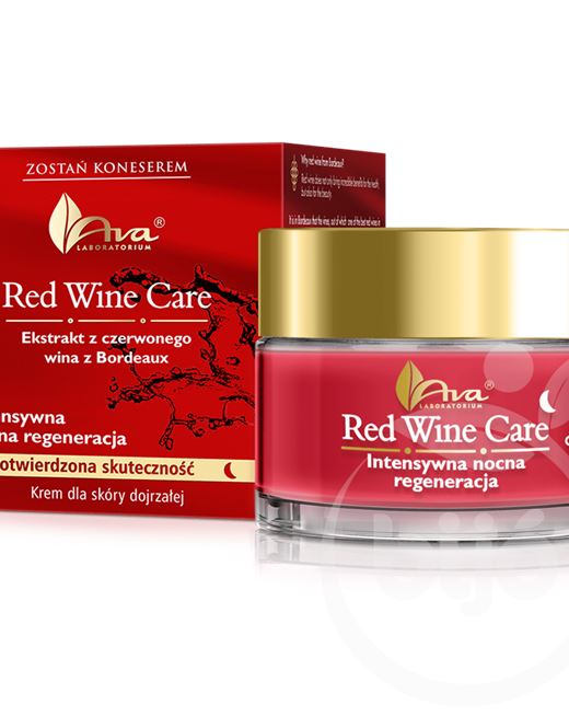 Ava anti aging ránctalanító éjszakai arckrém bordeaux-i vörösbor kivonattal 50 ml