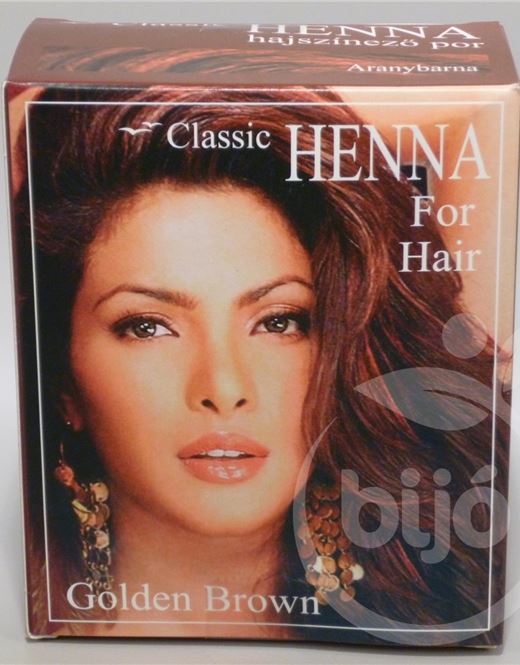 Classic Henna hajszínező por aranybarna 100 g
